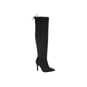 Bota Vizzano Over Bico Fino Camurça Strech – Preto