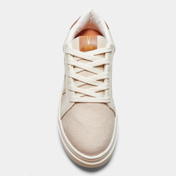 Tênis Vizzano Básico Feminino – Off White - Imagem 4